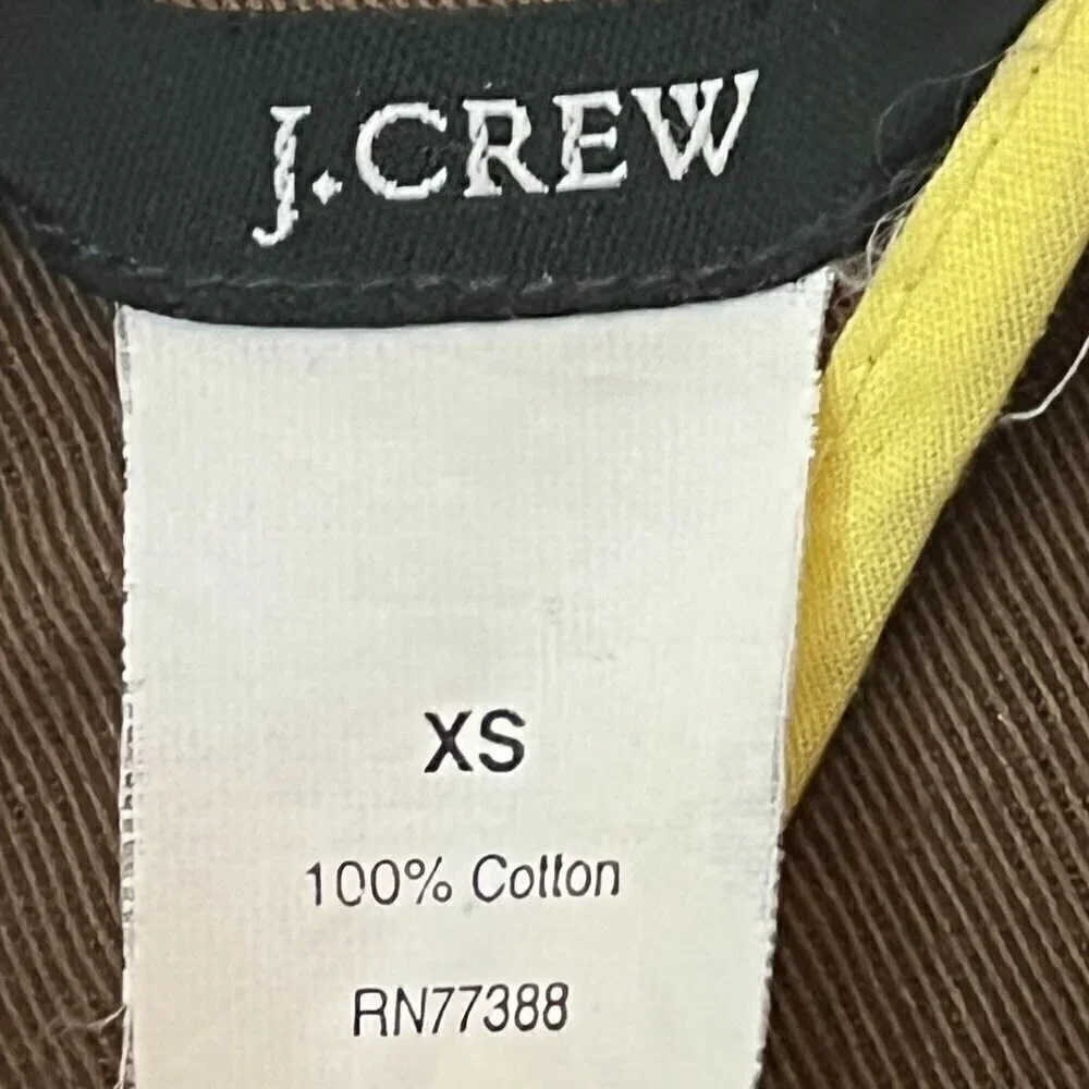 J. Crew olive chino blazer green women XS single button